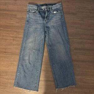 Banana Republic High Rise Wide Leg Crop Jean